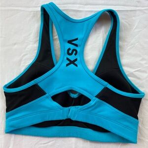 VICTORIAS SECRET VSX Women's Blue Sports Bra Sz S